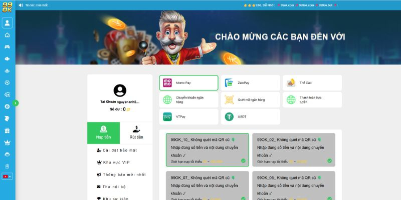 99OK libraft.io ⭐️ Trang Chủ 99OK.COM Giải Trí Chính Thức 2026 31 Quy trình nạp tiền